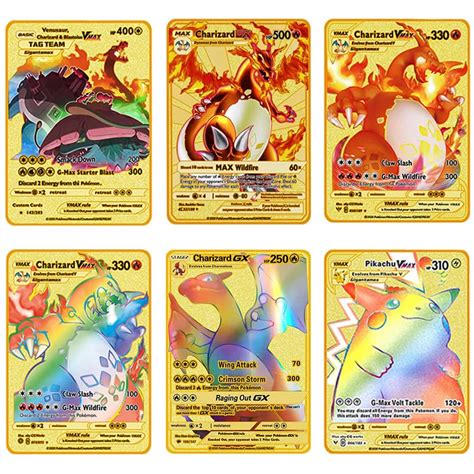 Shop for Charizard Vmax Metal Gold Plated Card, Charizard Vmax Cards for DX GX Metal Gold Plated Collection, Rainbow Rare Charizard Vmax Collection online . . How much is a rainbow charizard vmax worth